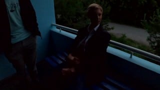 blowjob and masturbation at the station