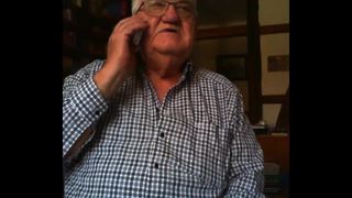 gandpa show on webcam