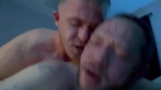 Rough fuck after work