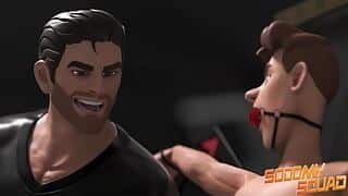 Sodomy Squad – Gay Superhero Battle Fucks Evil Stepbrother To Save Fucktropolis